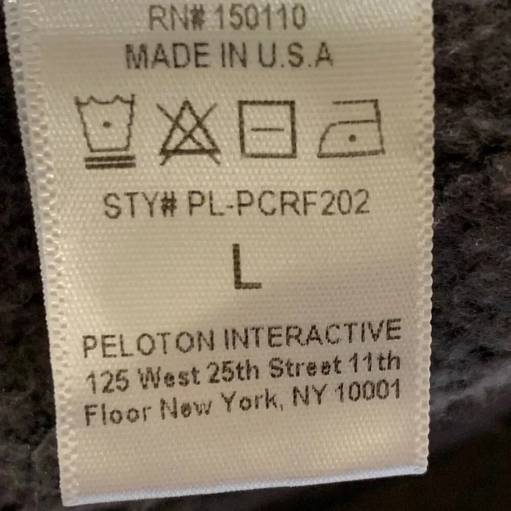 Peloton Men's Embroidered Logo Pullover Long Sleeve Hoodie Size‎ L - Picture 9 of 12